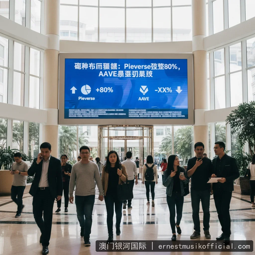 澳门银河国际 - 加密市场震荡：Pieverse激增80%，AAVE暴跌引热议 配图1